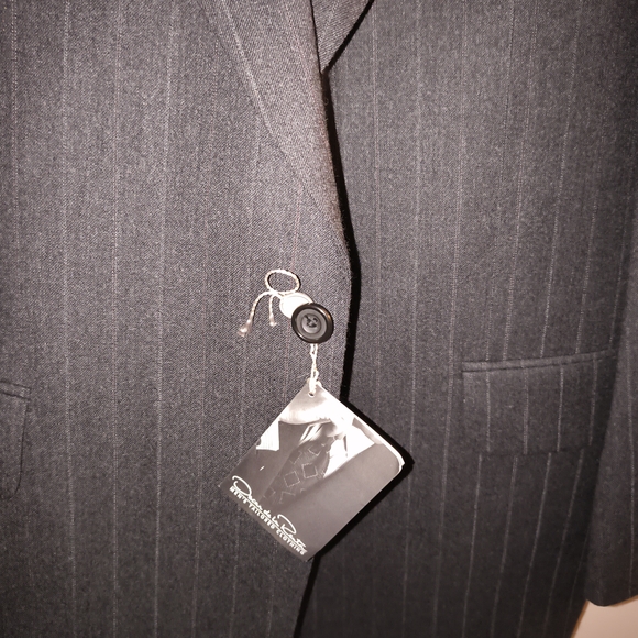 Oscar De La Renta 3 Piece Suit 44L 38W - Picture 3 of 15